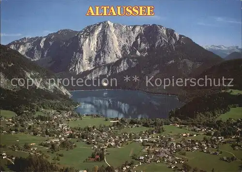 Altaussee Luftkurort Altausseersee Trisselwand Totes Gebirge Fliegeraufnahme Kat. Altaussee
