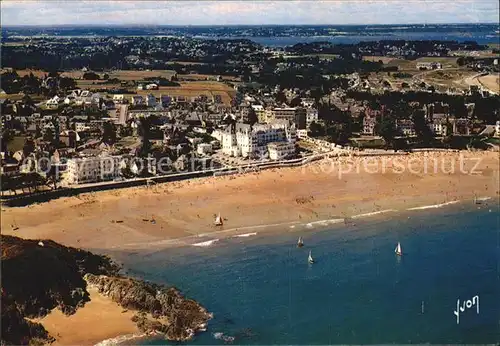 Saint Lunaire Fliegeraufnahme la Plage Kat. Saint Lunaire