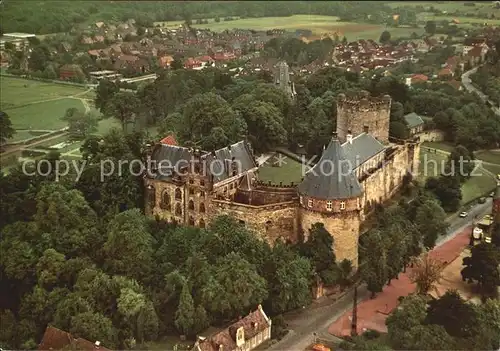 Bentheim Bad Fliegeraufnahme mit Schloss Kat. Bad Bentheim