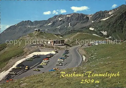 Timmelsjoch mit Rasthaus und Grenzstation Kat. Oesterreich