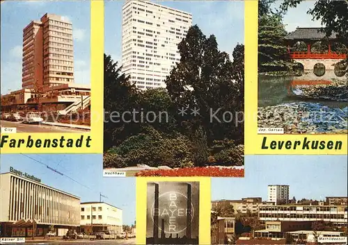 Leverkusen Koelner Strasse Bayer Hochhaus Kat. Leverkusen