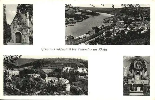 Schoenstatt Vallendar Rheinpartie Kat. Vallendar