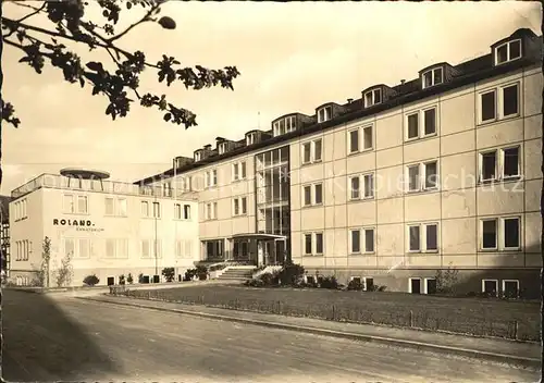 Bad Meinberg Roland Sanatorium Kat. Horn Bad Meinberg