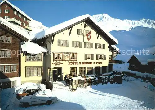 Andermatt Hotel 3 Koenige und Post Kat. Andermatt