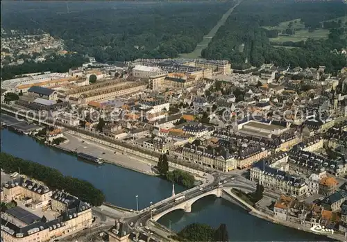 Compiegne Oise Vue generale aerienne en fond  Allee des Beaux Monts Kat. Compiegne