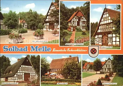 Bad Melle Osnabrueck Romantische Fachwerkhaeuser Kat. Melle