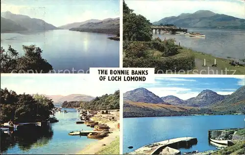 Loch Lomond Scotland The Bonnie Banks Kat. Swan Island