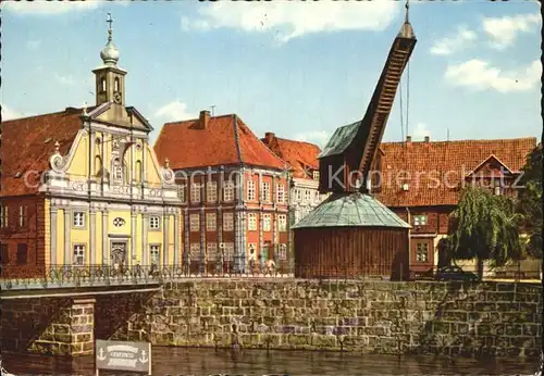 Lueneburg Kaufhaus und Alter Kran Kat. Lueneburg