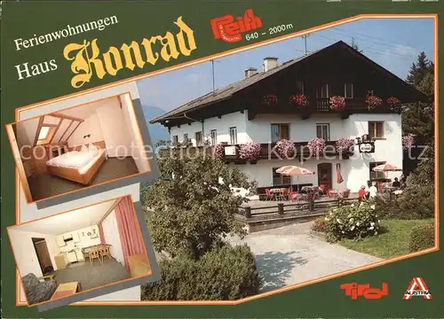 Reith Alpbachtal Ferienwohnungen Haus Konrad Kat. Reith im Alpbachtal
