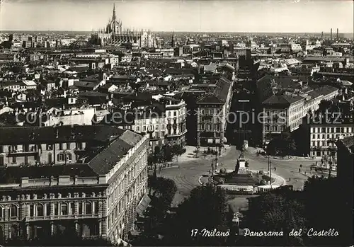 Milano dal Castello Kat. Italien