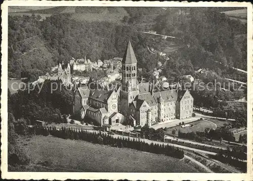 Clervaux Fliegeraufnahme Abbaye et le Bourg Kat. Clervaux