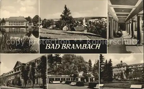Bad Brambach Teilansichten Kurhaus Park Kat. Bad Brambach