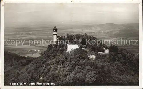 Teck Fliegeraufnahme Kat. Kirchheim unter Teck