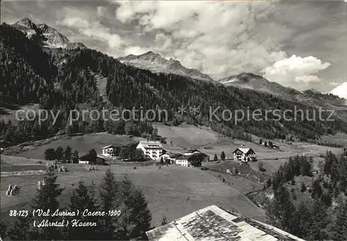 Casere Ahrntal Suedtirol Panorama Kat. Bozen Suedtirol