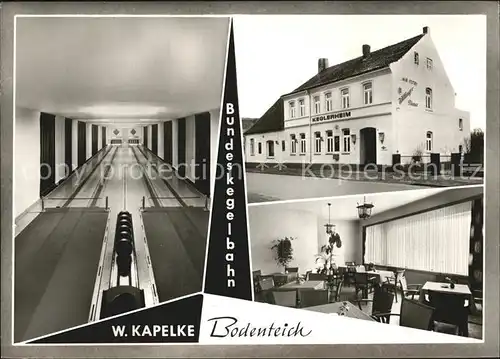 Bodenteich Keglerheim Kapelke Kegelbahn Gastraum Kat. Bad Bodenteich