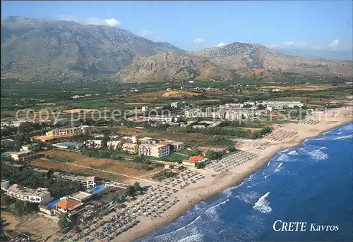 Crete Kreta Kavros Fliegeraufnahme Kat. Insel Kreta