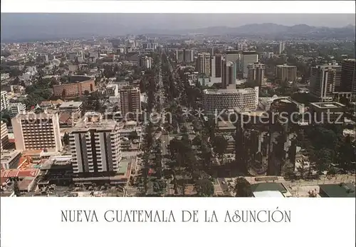 Asuncion Guatemala Avenida la Reforma Fliegeraufnahme / Guatemala /