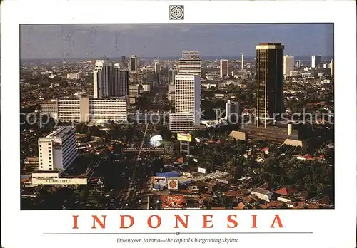 Djakarta Downtown The capitals burgeoning skyline