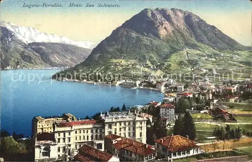 Lugano Lago di Lugano Monte San Salvatore