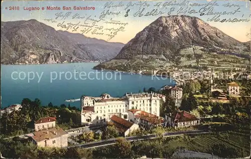 Lugano Lago di Lugano Monte San Salvatore