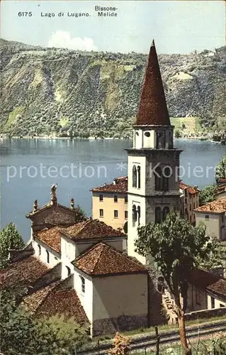 Bissone Lago di Lugano Kirche Kat. Bissone