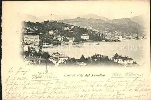 Paradiso Lago di Lugano Teilansicht Kat. Paradiso