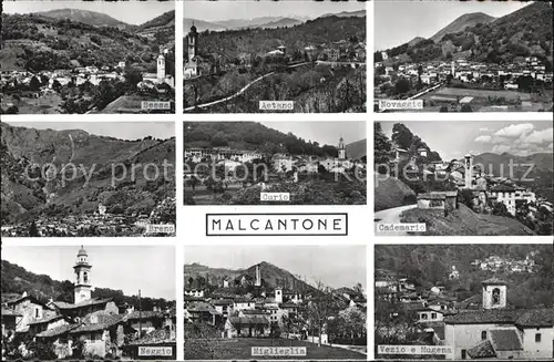 Malcantone Ticino Stadtansichten /  /Malcantone