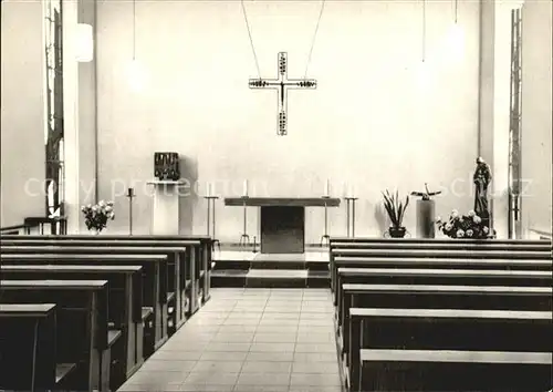 Schweich Mosel Kapelle im Altersheim innen Kat. Schweich