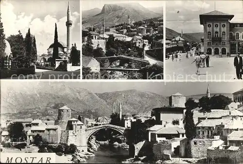 Mostar Moctap Brueckenpartie Kat. Mostar