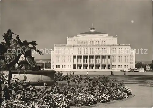 Leipzig Opernhaus am Karl Marx Platz Kat. Leipzig