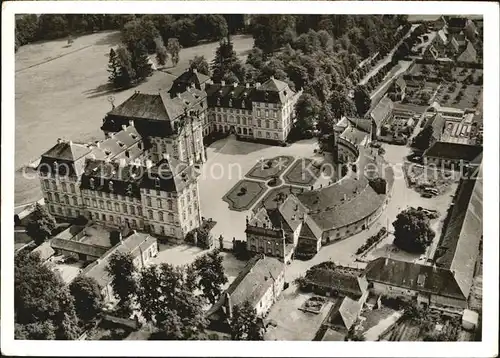 Pommersfelden Fliegeraufnahme mit Schloss Kat. Pommersfelden