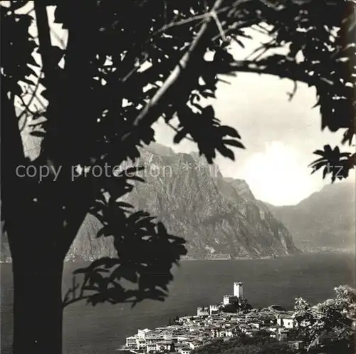 Merano Suedtirol Partie am See Kat. Merano