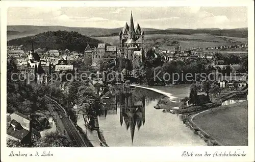 Limburg Lahn Panorama Dom Kat. Limburg a.d. Lahn