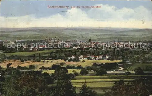 Aschaffenburg Main Panorama Kat. Aschaffenburg