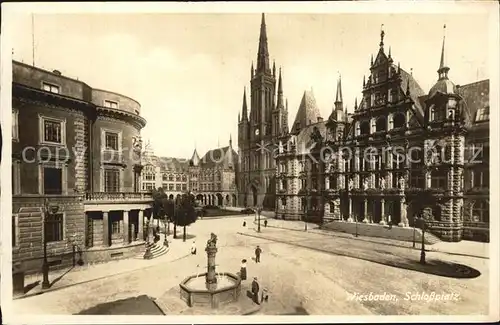 Wiesbaden Schlossplatz Kat. Wiesbaden