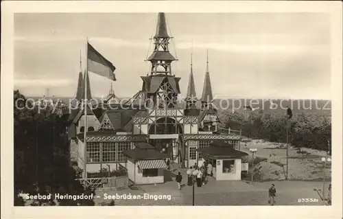 Heringsdorf Ostseebad Usedom Seebruecken Eingang Kat. Heringsdorf