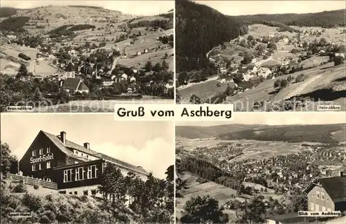 Brunndoebra Panorama Blick vom Aschberg Sporthotel Steindoebra Kat. Klingenthal Sachsen