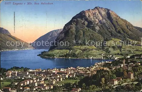 Lugano Lago di Lugano Monte San Salvatore