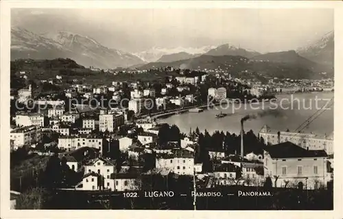 Lugano Lago di Lugano Panorama