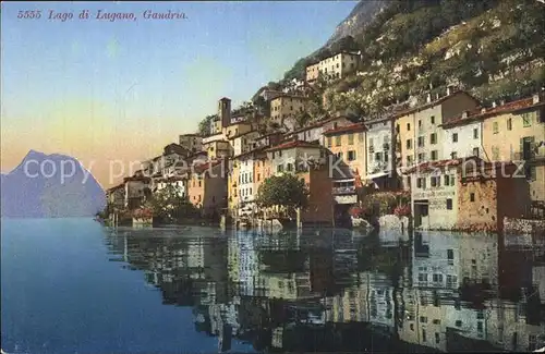 Gandria Lago di Lugano Stadtansicht Kat. Gandria