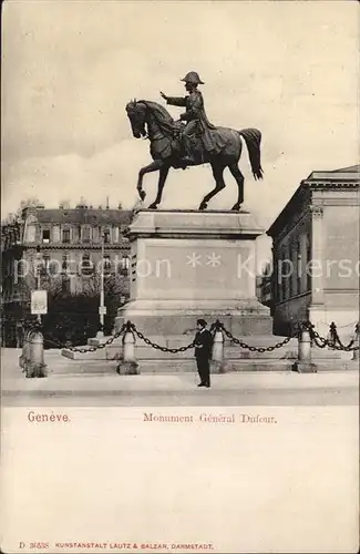 Geneve GE Monument General Dufour Kat. Geneve