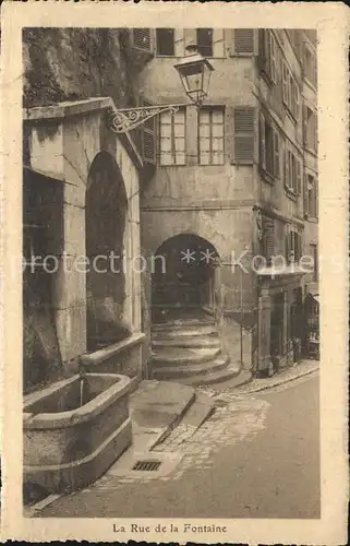 Geneve GE La Rue de la Fontaine Kat. Geneve