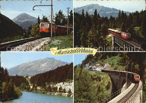 Mariazellerbahn  Goesing oetscher Kuhgrabenbruecke Erlaufklause Saugrabenviadukt Kat. St. Poelten