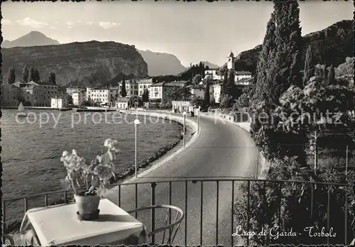 Torbole Lago di Garda Partie am See Kat. Italien