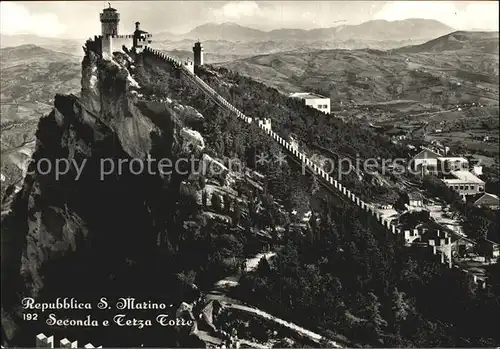 San Marino Repubblica Seconda e Terza Torre