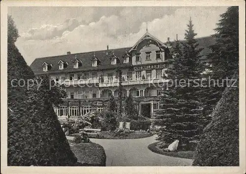 Hahnenklee Bockswiese Harz Hotel Hahnenkleer Hof Kat. Goslar