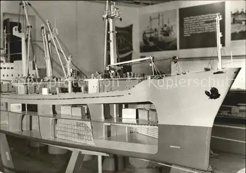 Schmarl Traditionsschiff Modell Kat. Rostock