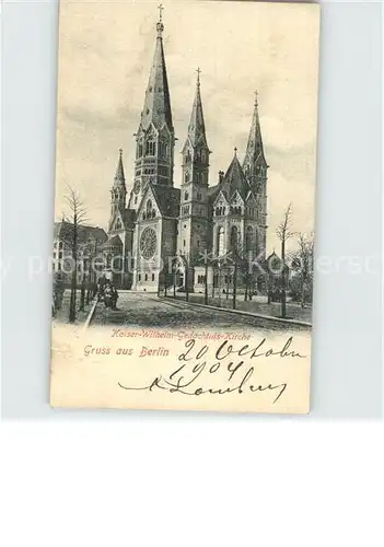 Berlin Kaiser Wilhelm Gedaechtniskirche Kat. Berlin