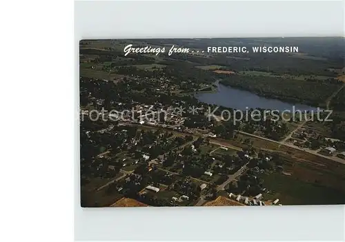 Frederic Wisconsin Fliegeraufnahme Kat. Frederic