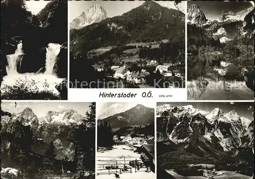 Hinterstoder Wasserfall Total See Seilbahn Felsmassiv Kat. Hinterstoder